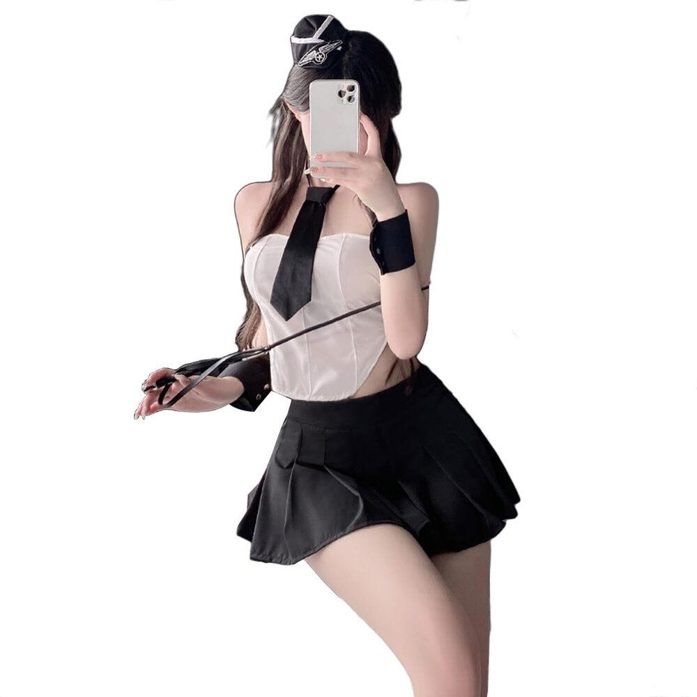 6438 Office Secretary Costumes Sexy Cosplay Lingerie Anime Underwear